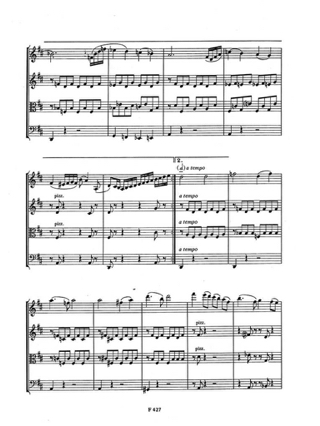 Romance From The Gadfly - CHOSTAKOVITCH - Partition - Quatuors
